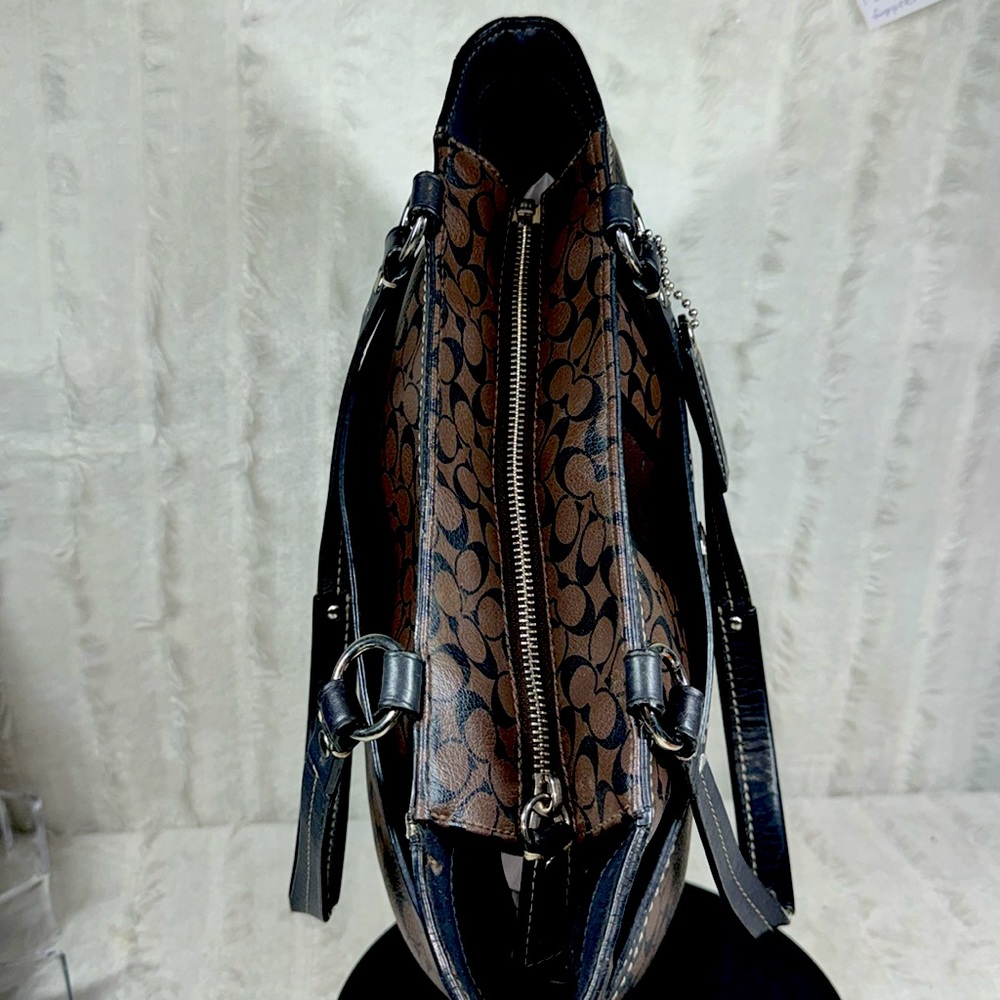Coach Signature Chelsea Heritage Stripe Tote - Picture 4 of 12